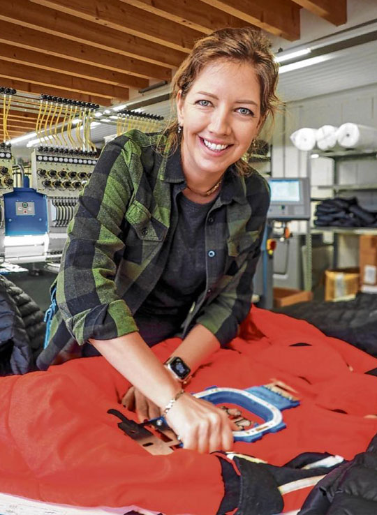 Monja Monitzer, die Chefin von design M.W GmbH